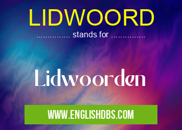 LIDWOORD
