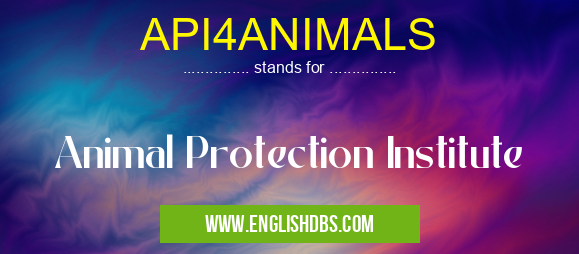 API4ANIMALS