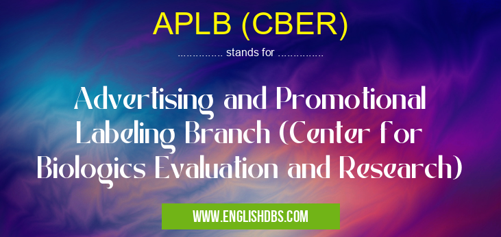 APLB (CBER)