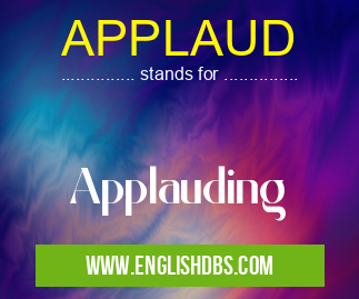 APPLAUD