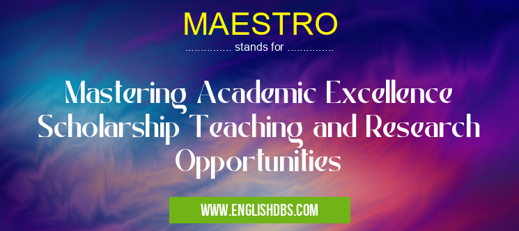 MAESTRO