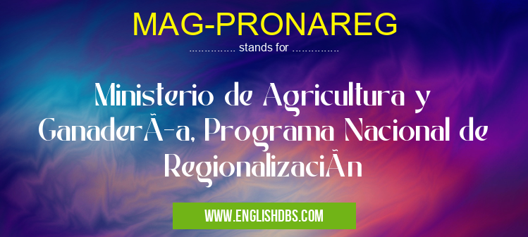 MAG-PRONAREG