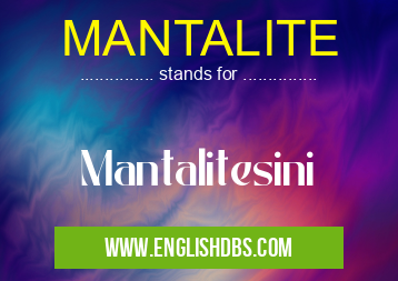 MANTALITE