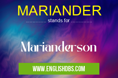 MARIANDER