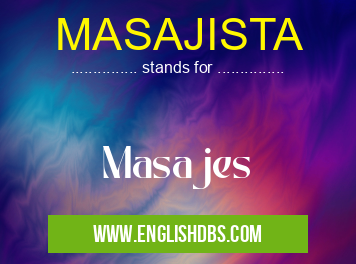 MASAJISTA
