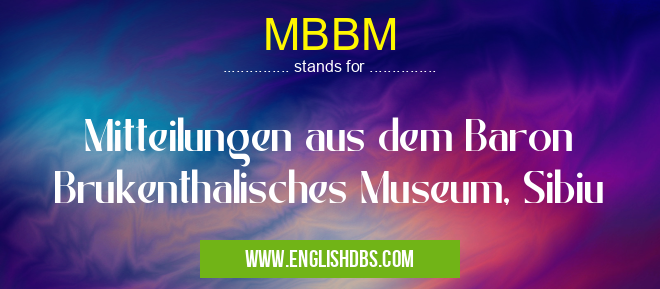 MBBM
