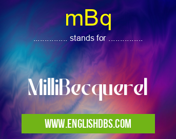 mBq