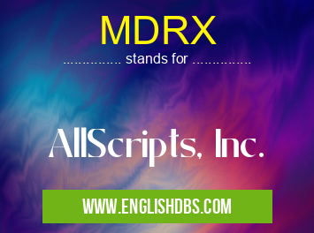 MDRX