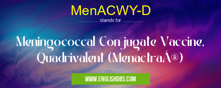 MenACWY-D