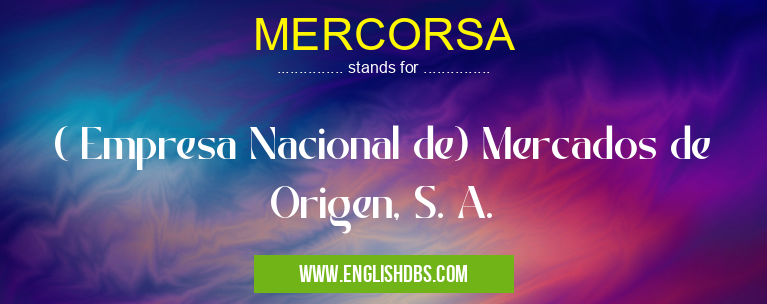 MERCORSA