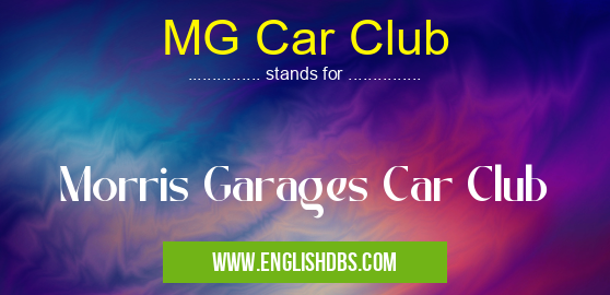 MG Car Club