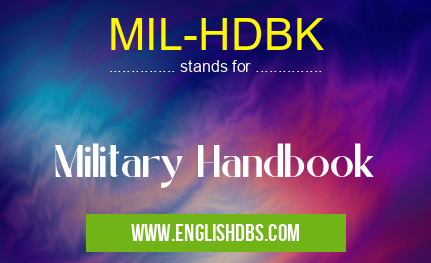 MIL-HDBK