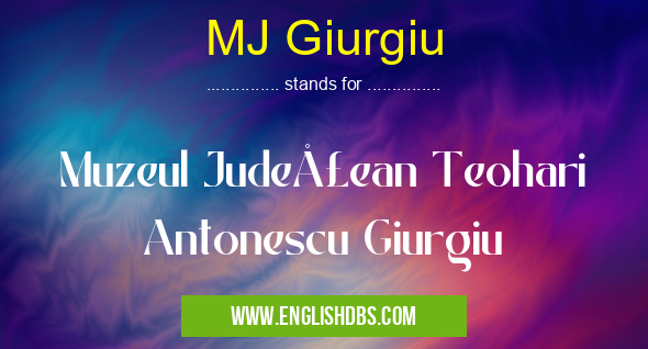 MJ Giurgiu