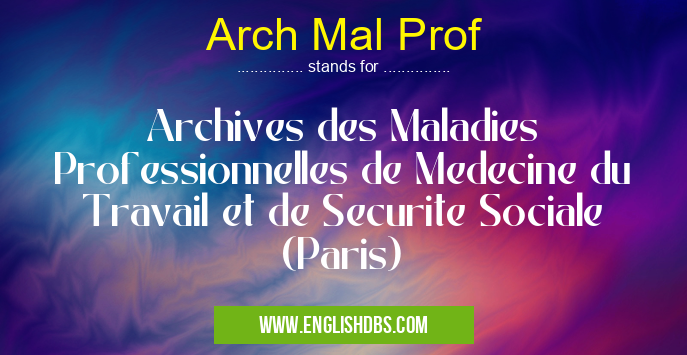 Arch Mal Prof