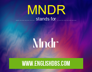MNDR