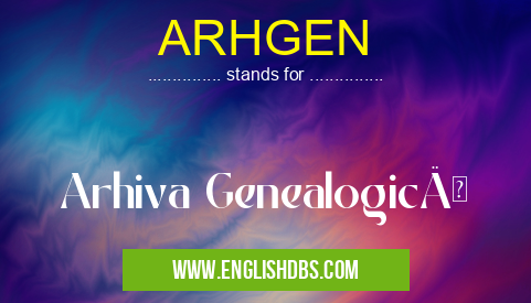 ARHGEN
