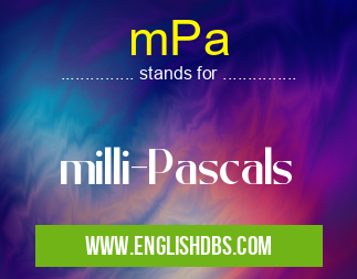 mPa