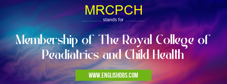 MRCPCH