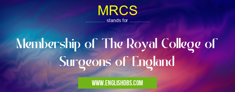 MRCS