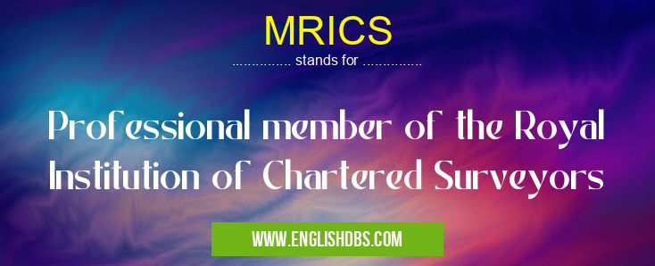 MRICS