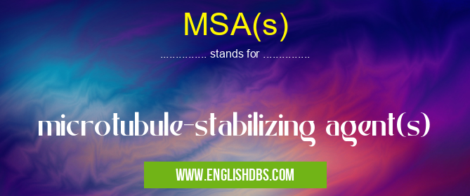 MSA(s)