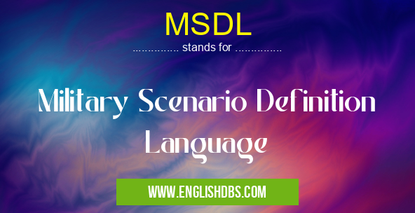 MSDL