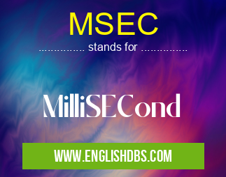 MSEC