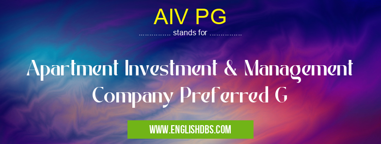 AIV PG