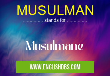 MUSULMAN