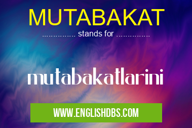 MUTABAKAT