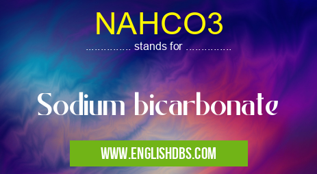 NAHCO3