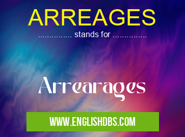 ARREAGES