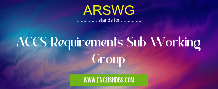 ARSWG