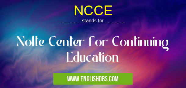NCCE