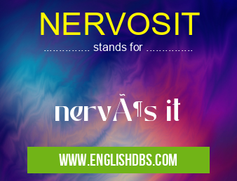 NERVOSIT
