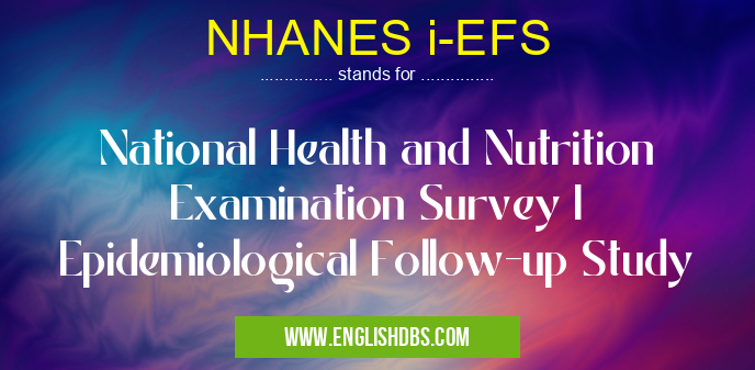 NHANES i-EFS