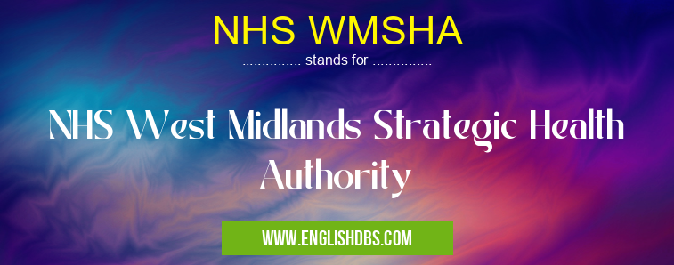 NHS WMSHA