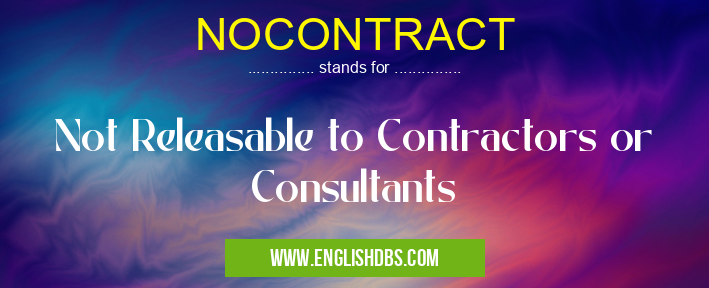 NOCONTRACT