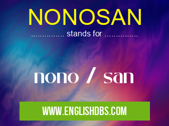 NONOSAN