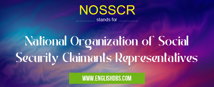 NOSSCR