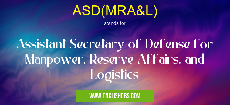 ASD(MRA&L)