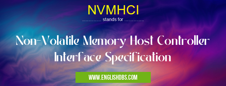 NVMHCI