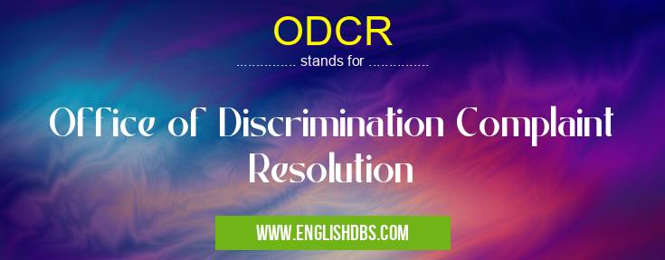 ODCR