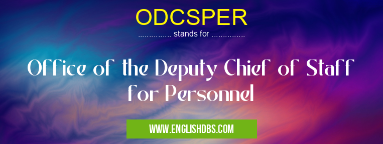 ODCSPER