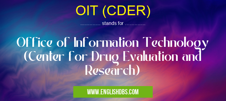 OIT (CDER)
