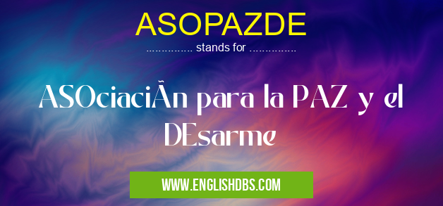 ASOPAZDE