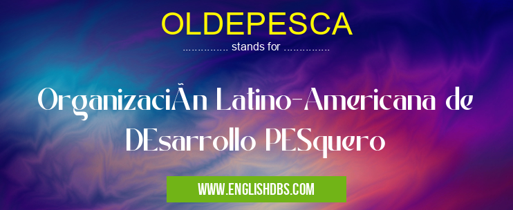 OLDEPESCA