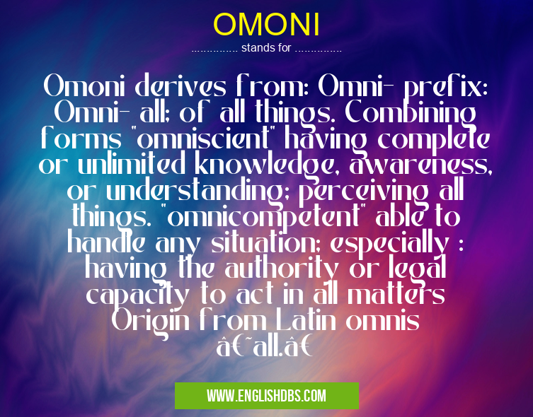 OMONI