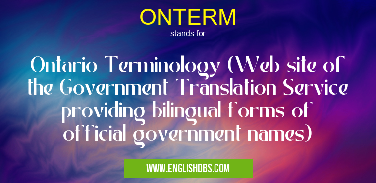 ONTERM