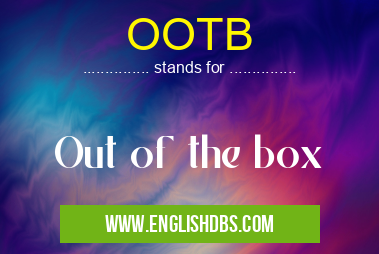 OOTB